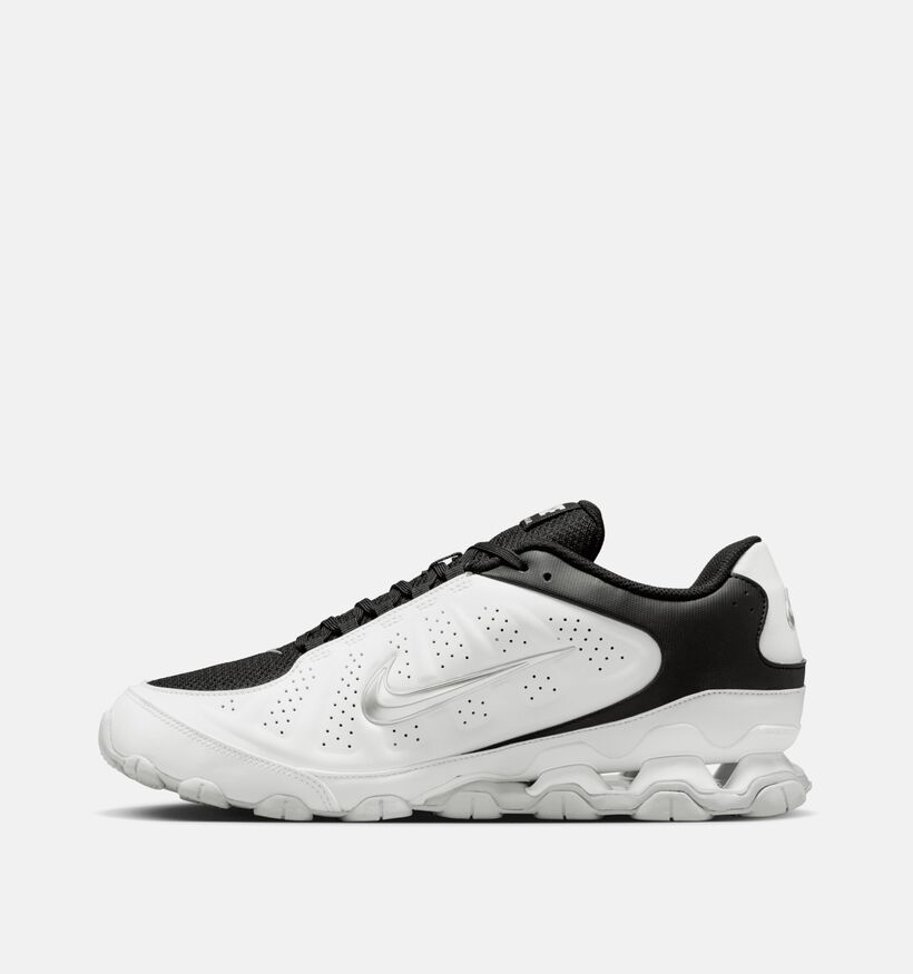 Nike Reax TR Baskets en Blanc/Noir pour hommes (373044) - pour semelles orthop&eacute;diques