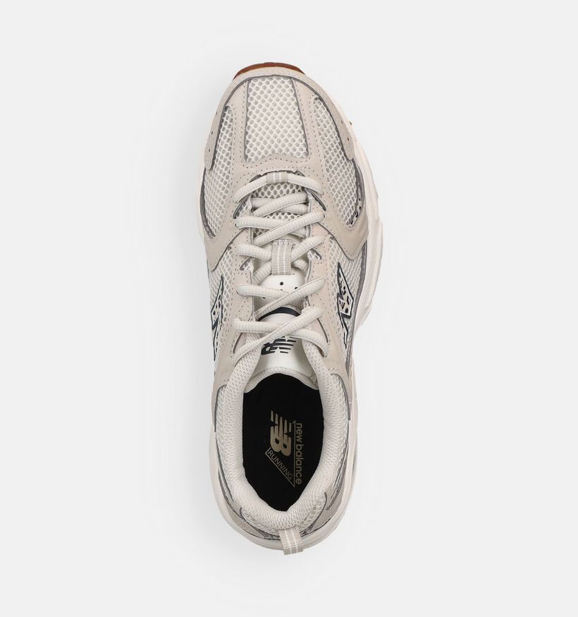 New Balance 530 Baskets sportives en Beige pour femmes (374997) - pour semelles orthop&eacute;diques