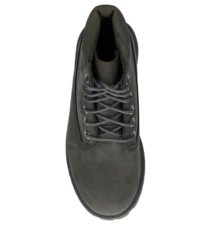 Timberland 6 Inch Premium Waterproof Grijze Boots in nubuck (222375)
