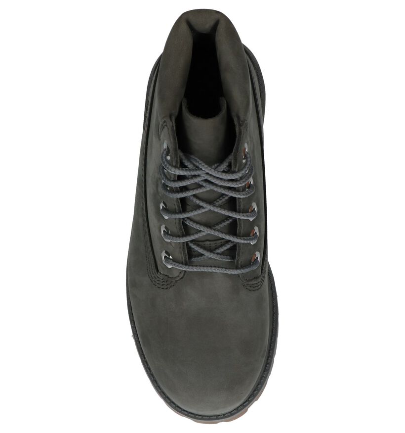 Timberland 6 Inch Premium WP Bottines en Gris en nubuck (222375)