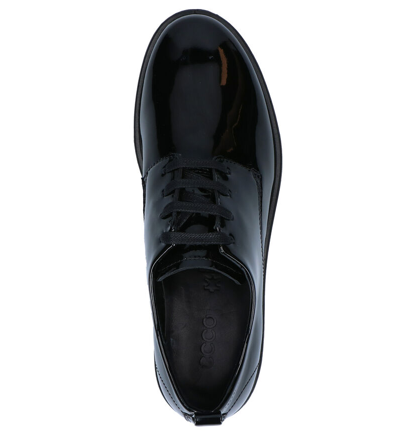 ECCO Bella Chaussures à Lacets Oxford en Noir en cuir (280978)