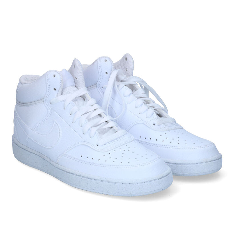 Nike Court Vision Baskets en Blanc pour hommes (316521)