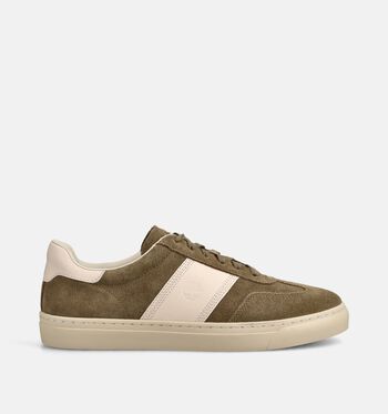 Timberland Sneakers AGA - OLIVE SUEDE W NATURAL