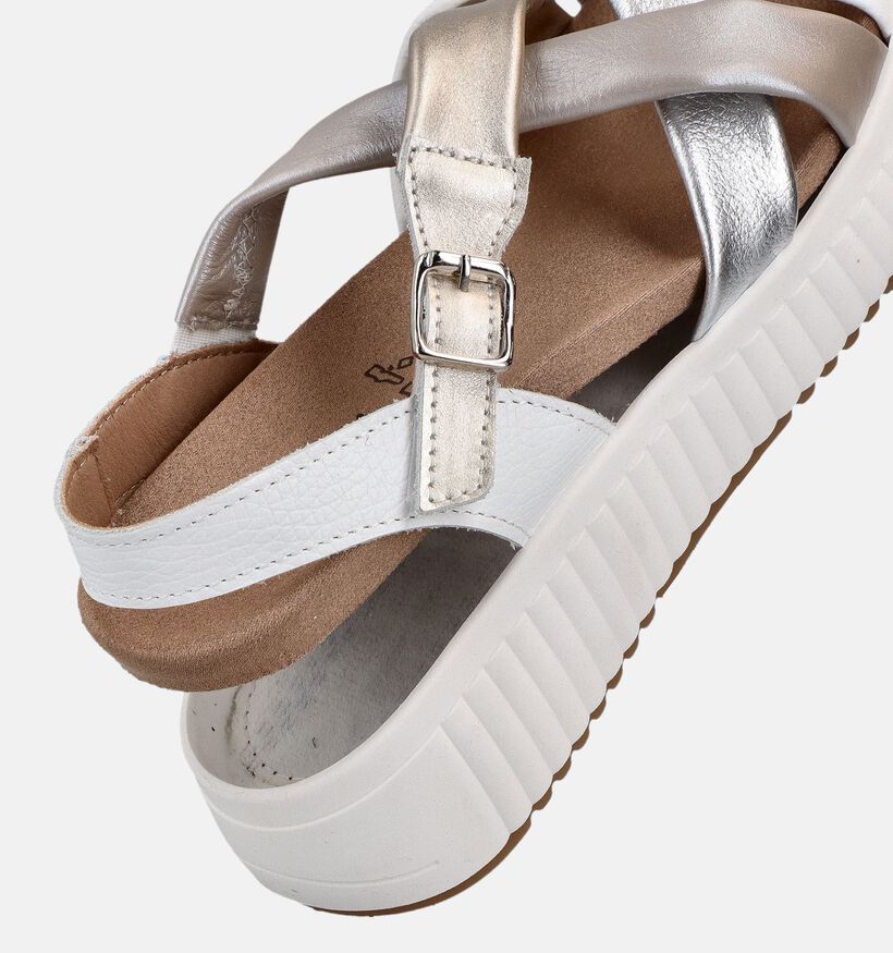 Solemade Harper 15 Zilveren Sandalen voor Steunzolen voor dames (371650) - geschikt voor steunzolen