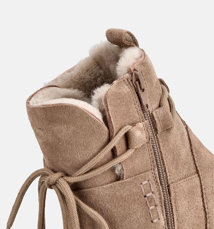 Gabor Boots d'hiver en Taupe pour femmes (380100) - pour semelles orthop&eacute;diques