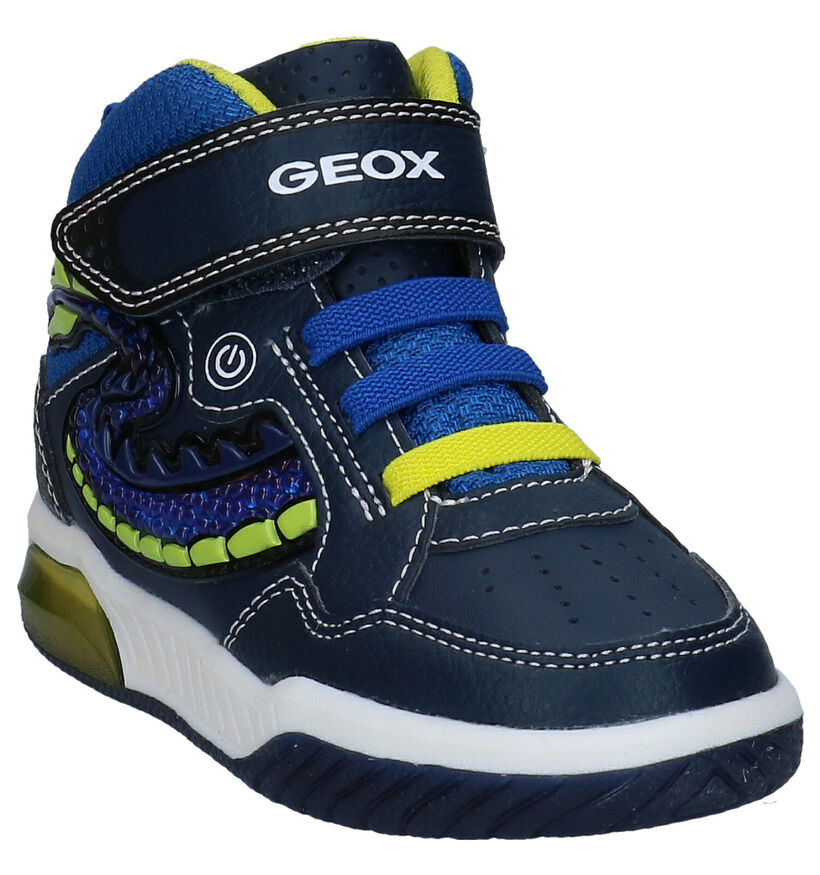 Geox Baskets hautes en Noir en simili cuir (278321)
