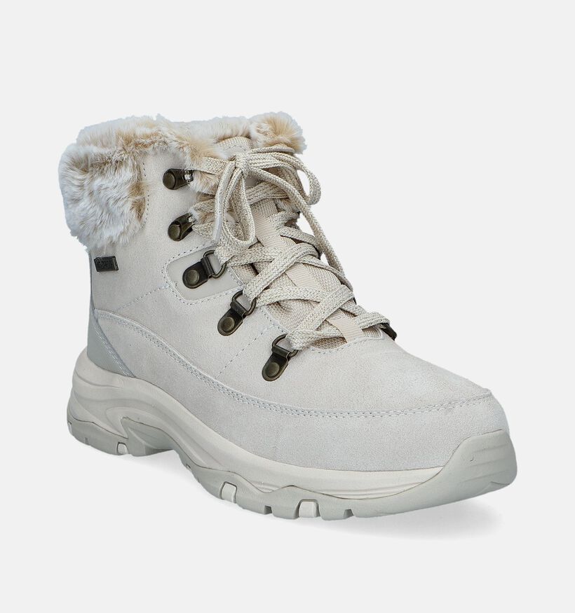 Skechers Trego Bottines en Blanc pour femmes (345179)