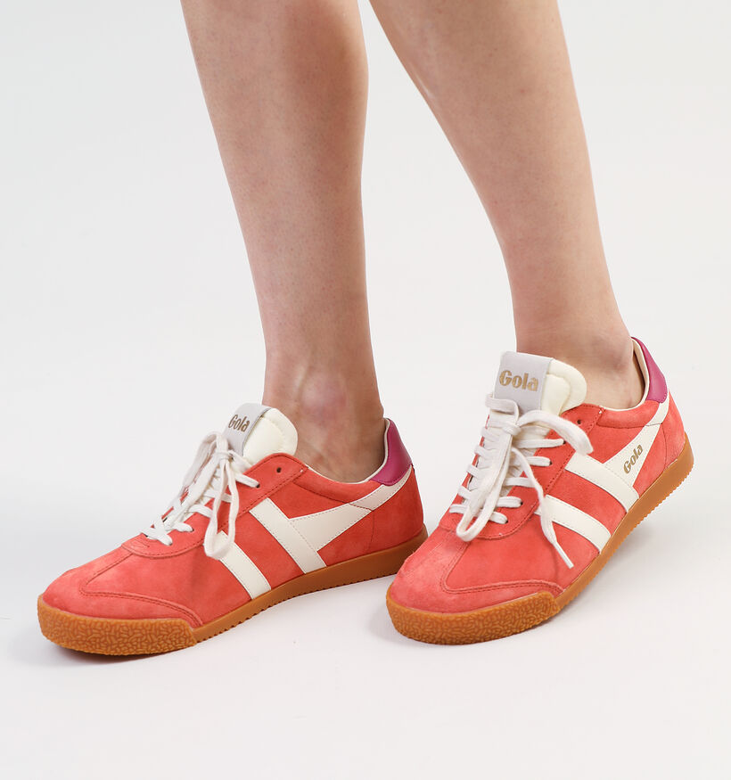 Gola Elan Oranje Sneakers voor dames (336370) - geschikt voor steunzolen