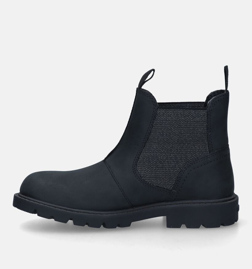 Geox Shaylax Zwarte Chelsea Boots voor meisjes (330122) - geschikt voor steunzolen
