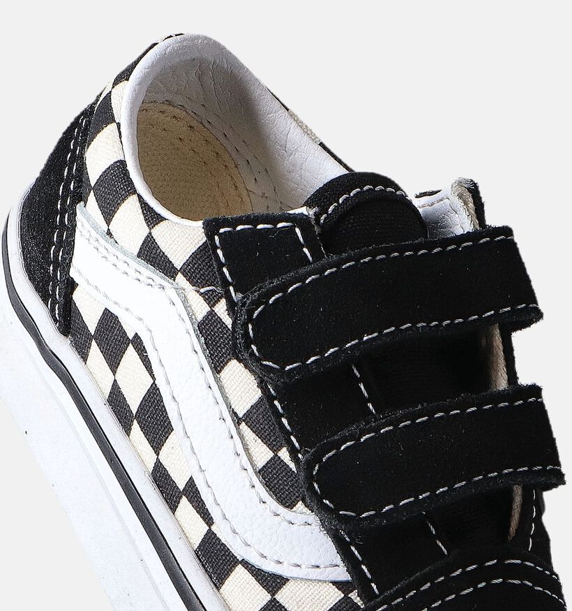 Vans Old Skool Baskets pour bébé en Noir pour filles, garçons (351458)