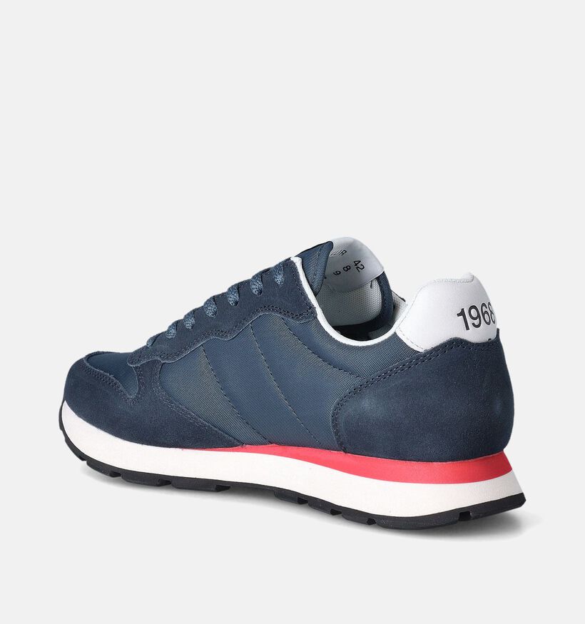 Sun68 Tom Solid Baskets en Bleu pour hommes (351837) - pour semelles orthopédiques