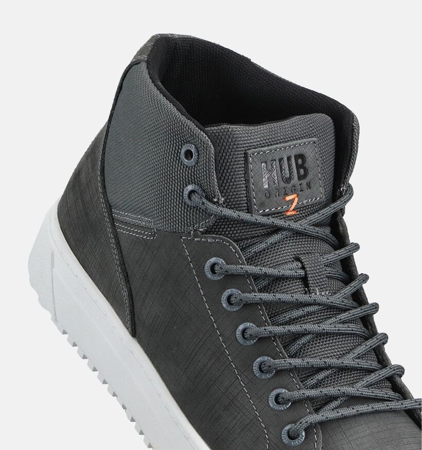 Hub Murrayfield  Boots à lacets en Gris pour hommes (363633) - pour semelles orthopédiques