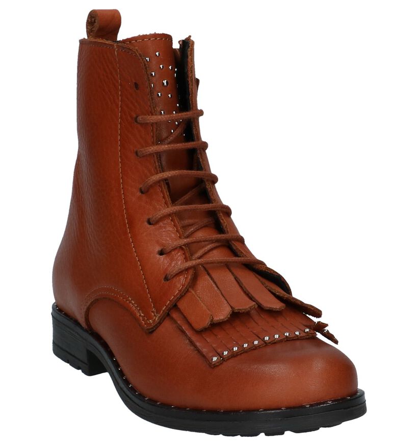 Bana & Co Chaussures hautes en Cognac en cuir (230876)