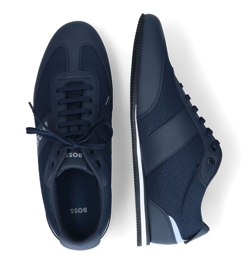 Boss Rusham Chaussures à lacets en Bleu pour hommes (317536) - pour semelles orthopédiques