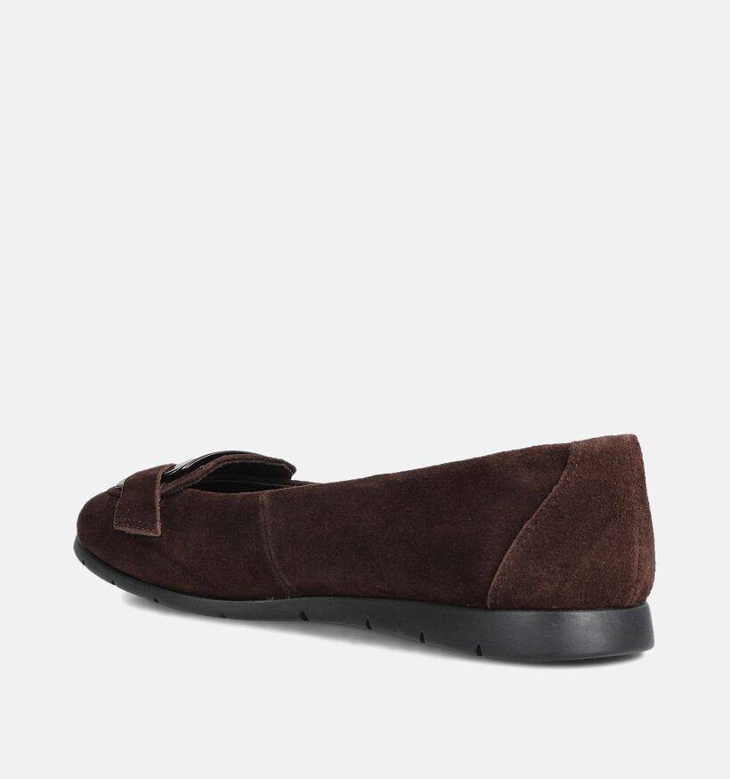 Tamaris Donkerbruine Ballerina's voor dames (360578)