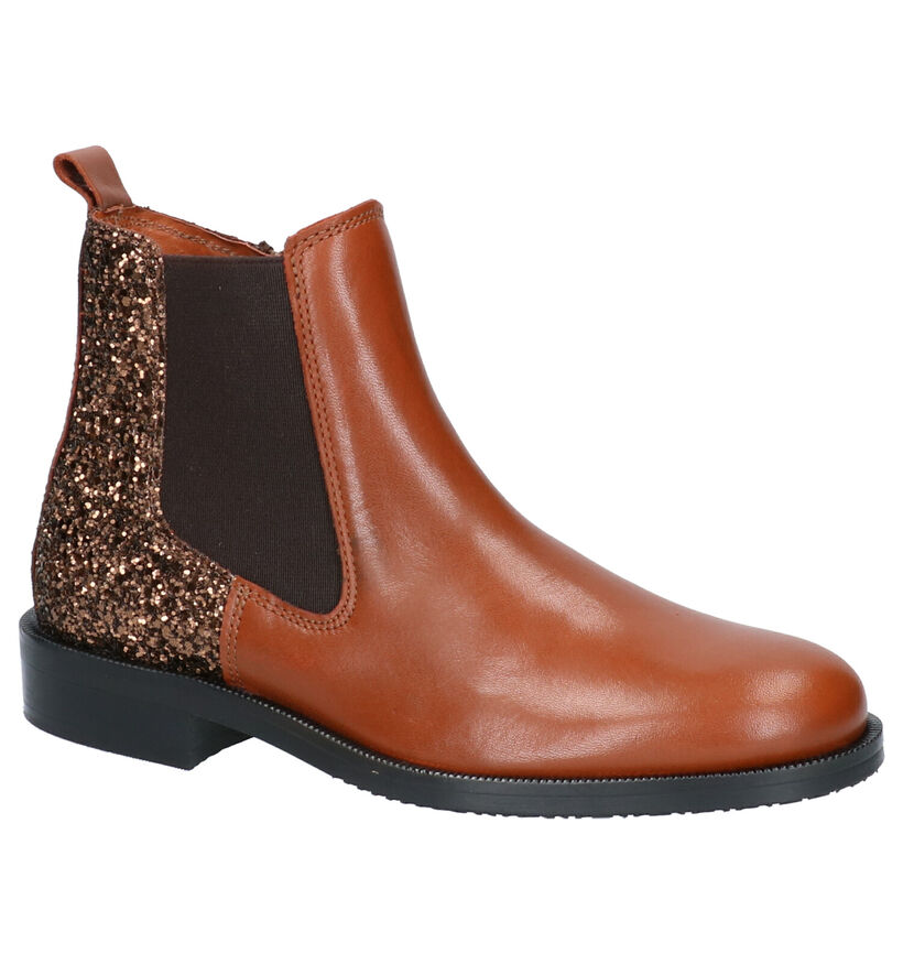 Hampton Bays Chaussures hautes en Cognac en textile (260988)