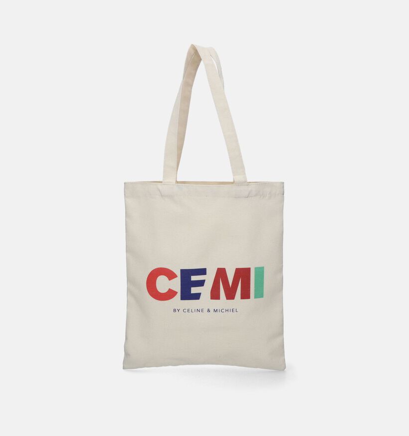 CEMI Witte Shopper tas voor jongens, meisjes (335036)