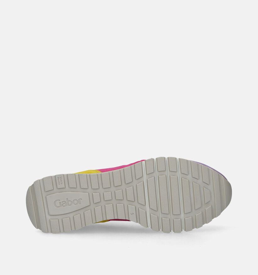 Gabor OptiFit Witte Sneakers voor dames (336146) - geschikt voor steunzolen