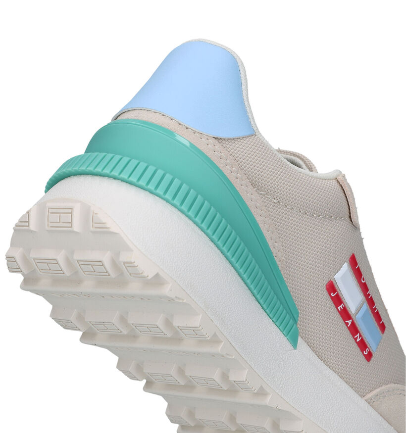 Tommy Hilfiger Ace Tommy Jeans Baskets en Beige en simili cuir (318206)