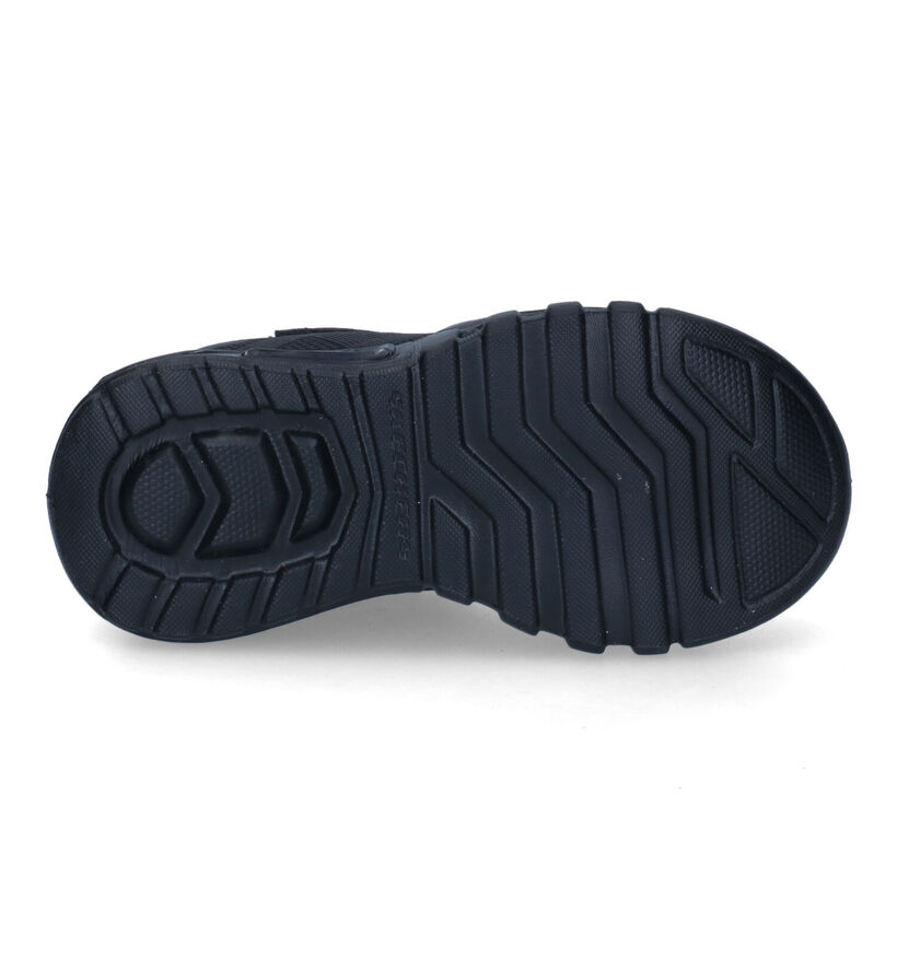 Skechers Flex Glow Baskets avec Lumières en Noir pour garçons (302919)