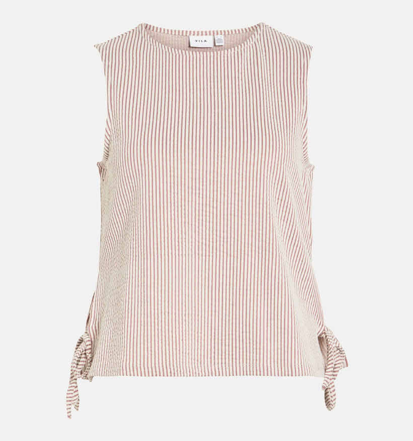 Vila Striplo Tie D&eacute;bardeur en Rose pour femmes (375529)