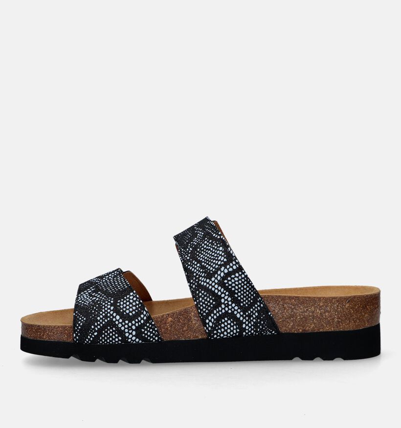 Scholl Lusaka 2.0 Zwarte Slippers in kunstleer (336771)