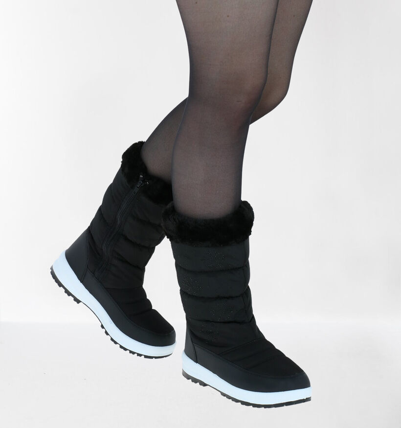 Snow Fun Witte Snowboots voor dames (293745) - geschikt voor steunzolen