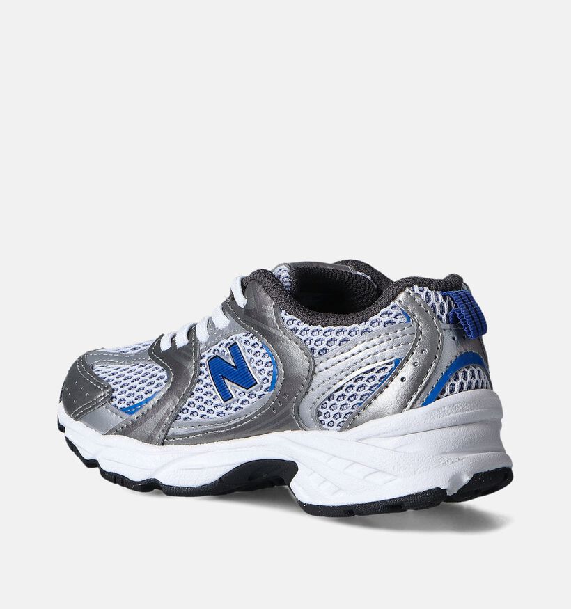 New Balance PZ 530 Baskets en Argent pour filles, garçons (350579) - pour semelles orthopédiques