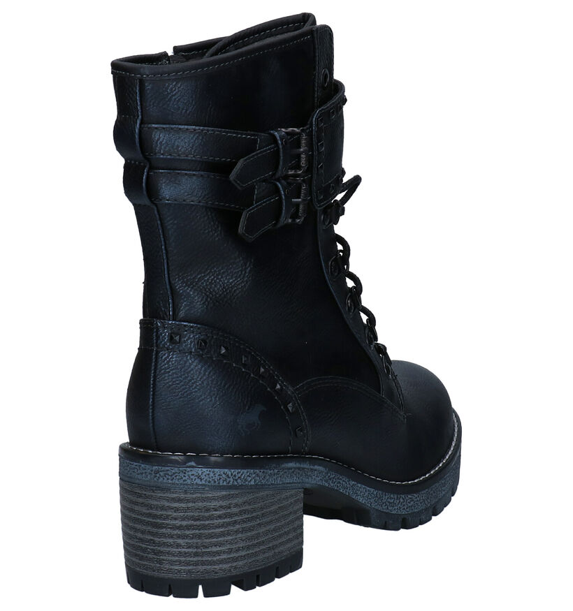 Mustang Zwarte Boots in kunstleer (280948)