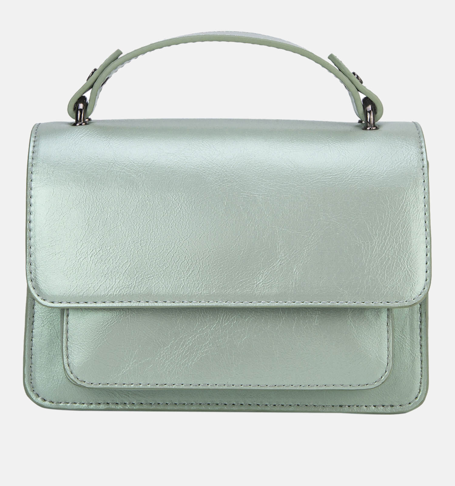 Hvisk Renei Shiny Structure Groene Crossbody tas Dames Handtassen Online op TORFS.BE