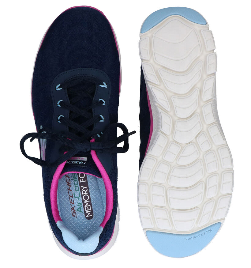 Skechers Flex Appeal Baskets en Bleu pour femmes (301491)