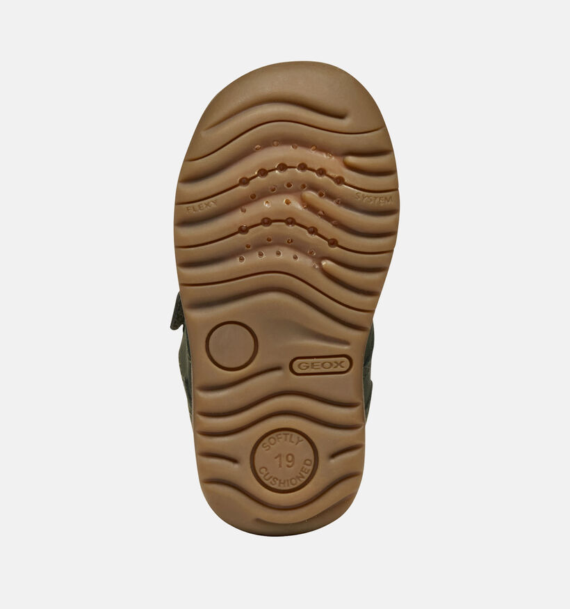 Geox Macchia Bruine Velcroschoenen Geox Macchia Groene Velcroschoenen voor jongens (360350) - geschikt voor steunzolen