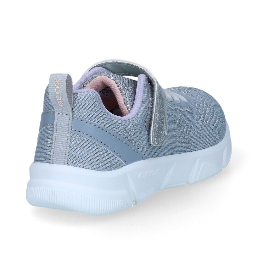 Geox Aril Zilveren Sneakers voor meisjes (311003) - geschikt voor steunzolen