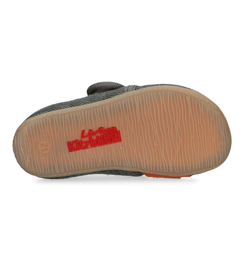 Living Kitzbühel Pantoufles pour bébé en Vert kaki pour filles, garçons (326054)