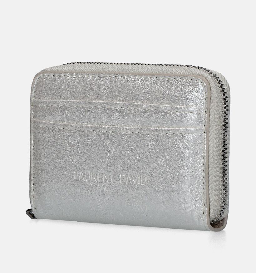 Laurent David Lily 002 Blauwe Ritsportemonnee voor dames (342602)