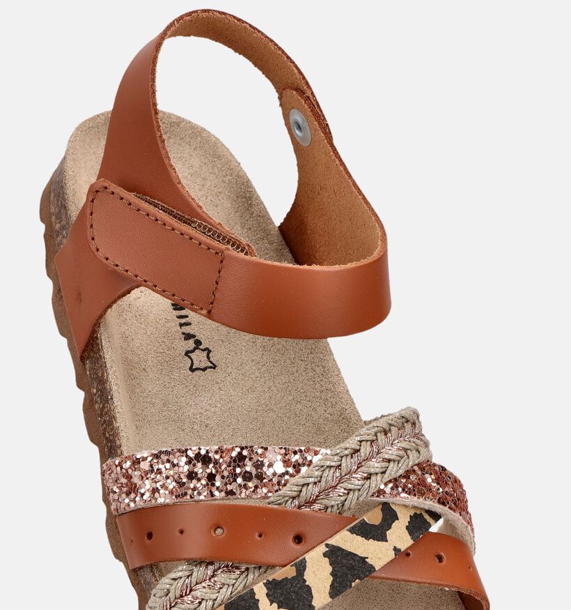 Milo & Mila Cognac Sandalen voor meisjes (372444)