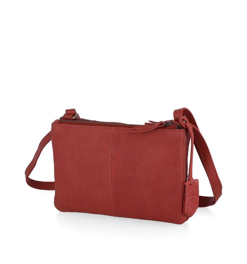 Burkely Even Ella Groene Crossbody Tas in leer (308806)