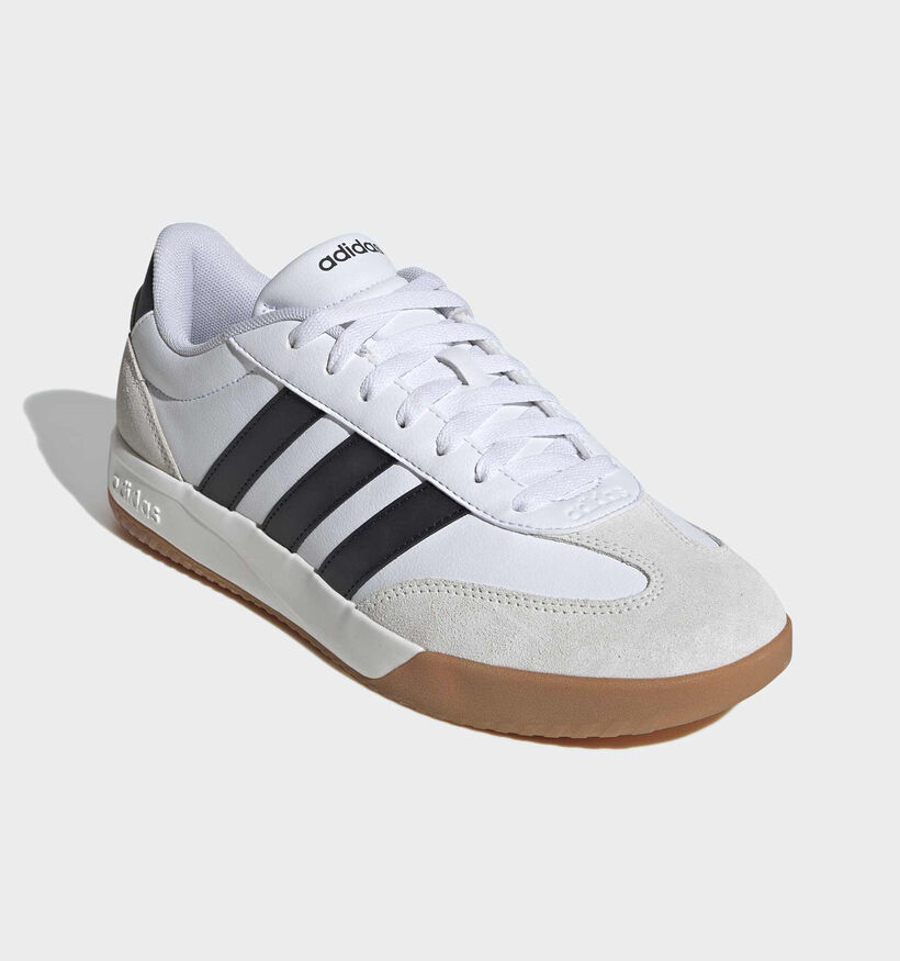 adidas VL Court FC Witte/Zwarte Sneakers voor heren (366732) - geschikt voor steunzolen