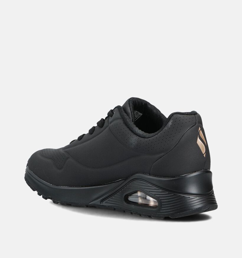 Skechers Stand On Air Baskets sportives en Noir pour femmes (361783) - pour semelles orthopédiques