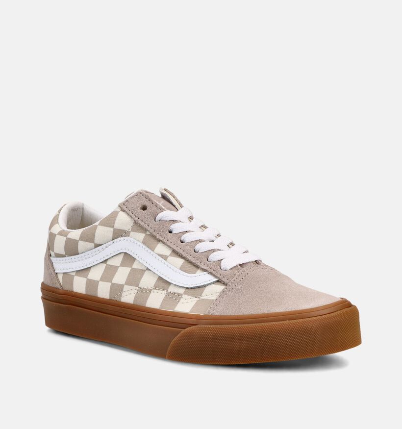 Vans Old Skool Bruine Sneakers voor jongens, meisjes (368995)