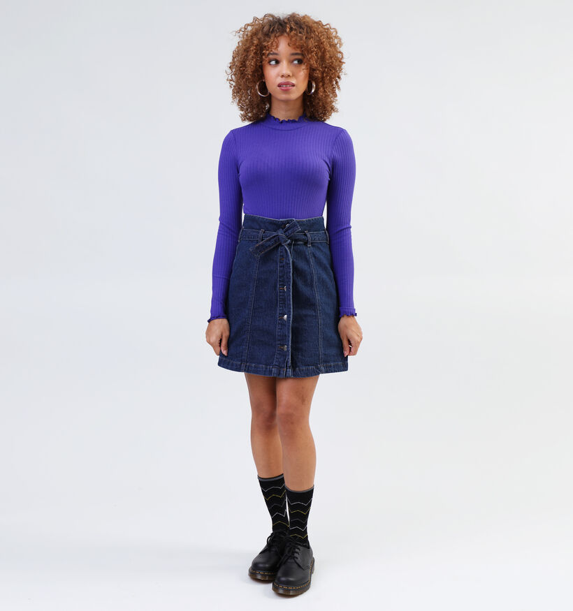 Vila Kiva Jupe en jeans en Bleu pour femmes (338136)