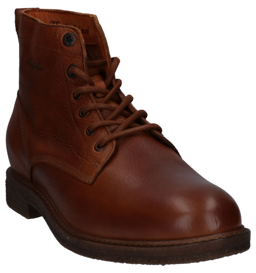 Australian Claymore Bottines en Cognac en cuir (256284)