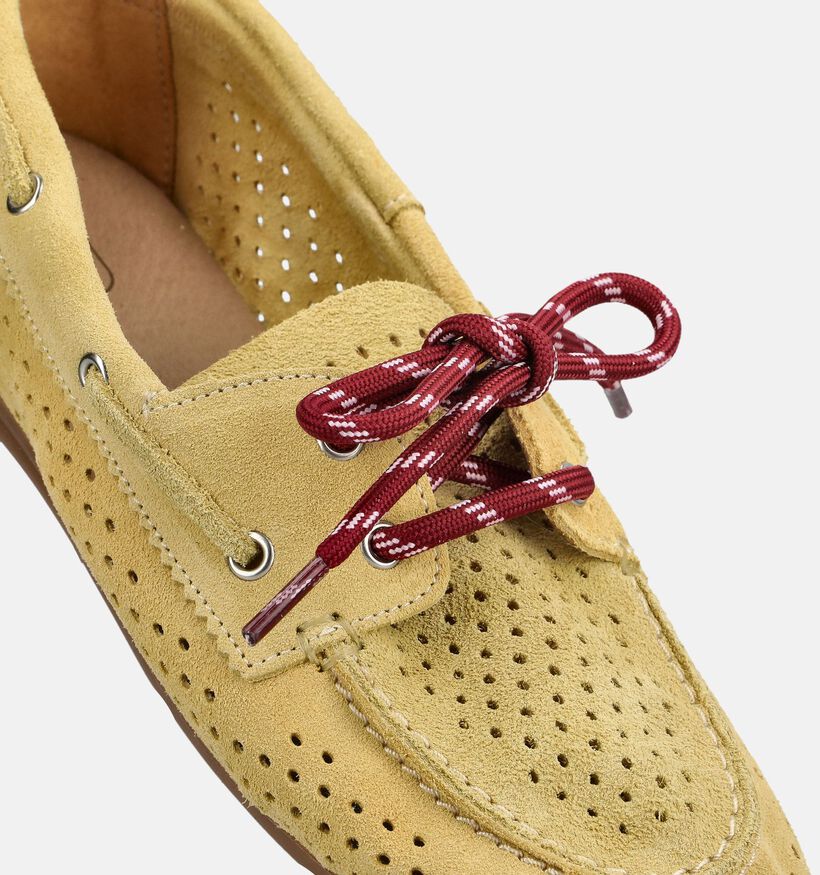 Shoecolate Chaussures plates en Jaune pour femmes (384039)