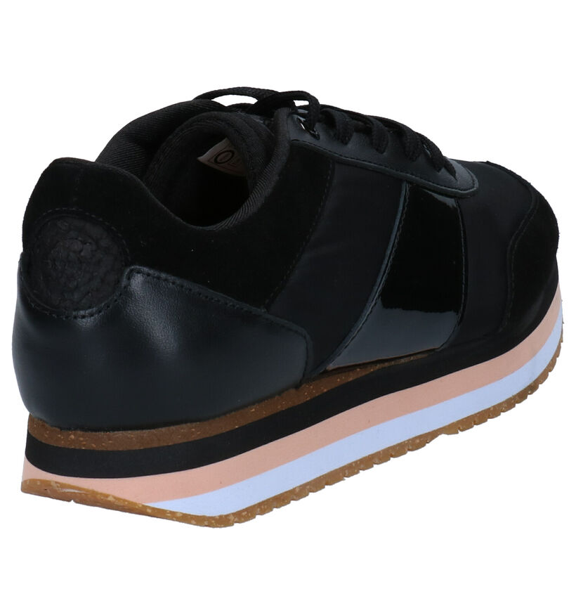 Woden Leonora Zwarte Sneakers in stof (266521)