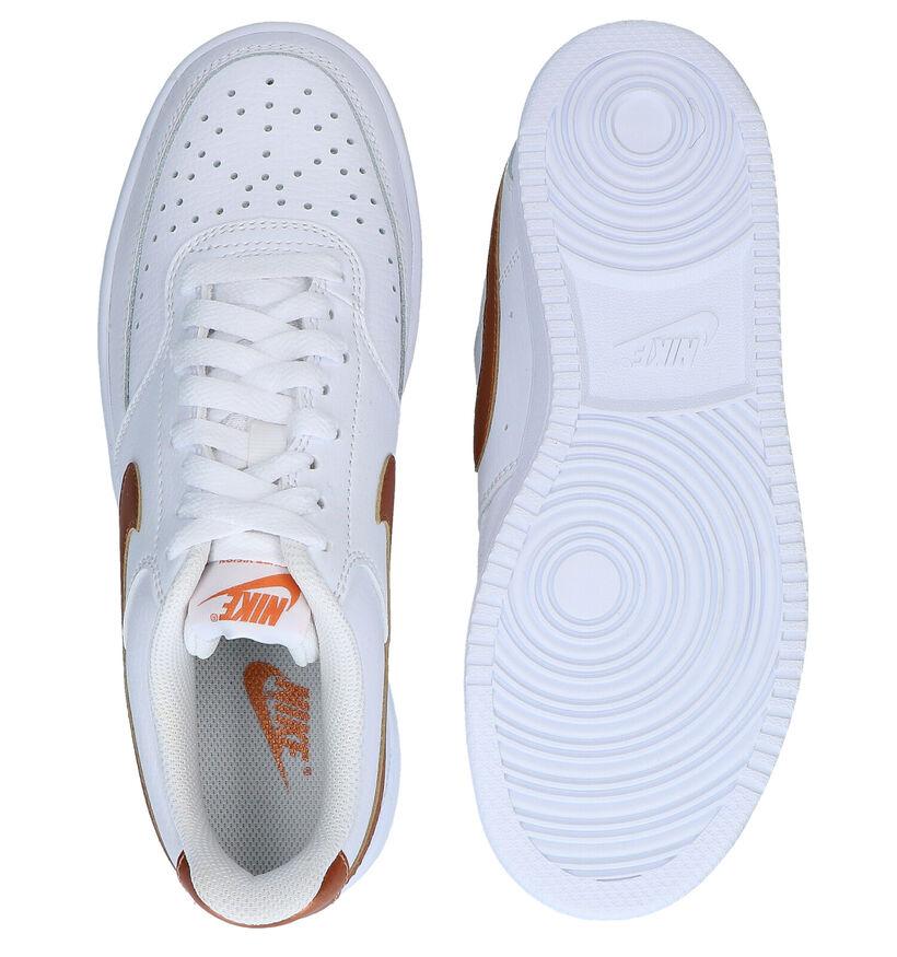 Nike Court Vision Low Baskets en Blanc pour femmes (347839)
