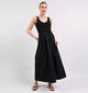 Vero Moda Vally Robe mi-longue en Noir pour femmes (369424)