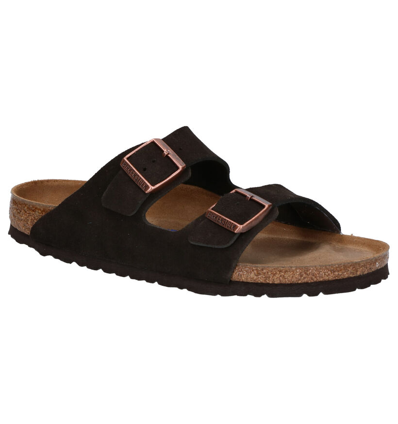 Birkenstock Arizona Nu-pieds en Gris pour hommes (330622)