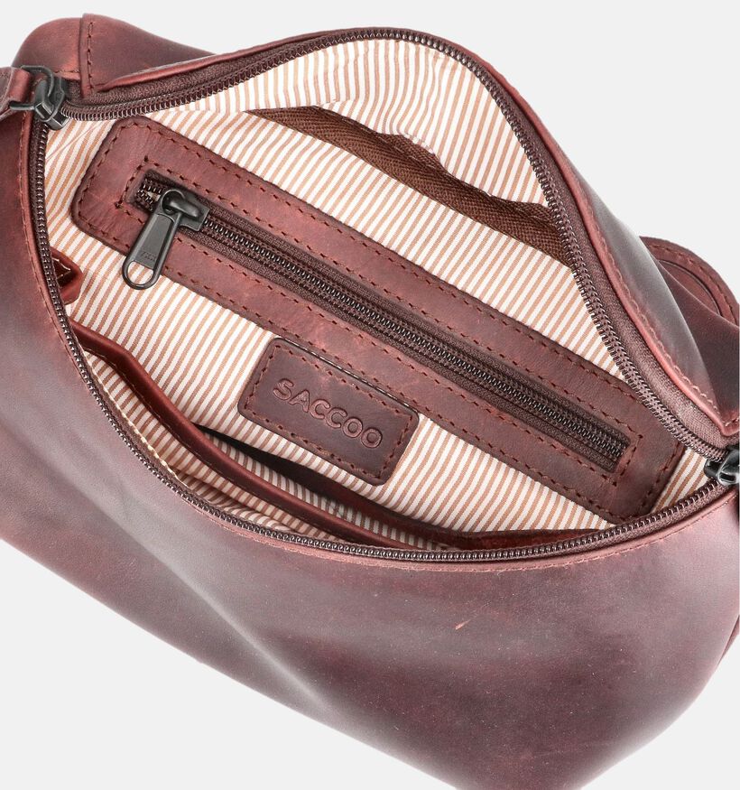 Saccoo Grazie Donkerbruine Crossbody Tas voor dames (375160)