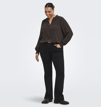 ONLY Carmakoma Blouses Bruin