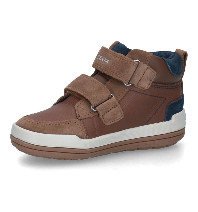 Geox Charz Bruine Hoge Schoenen in kunstleer (317600)